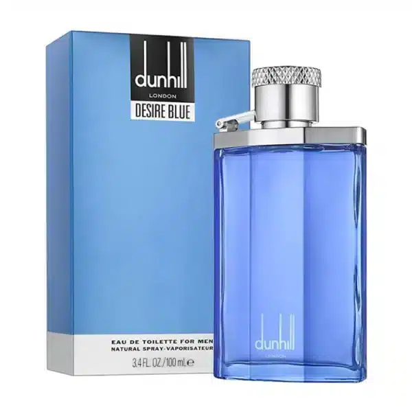 خرید ادکلن دانهیل آبی اصل (Dunhill Desire Blue) + عکس جعبه و شیشه