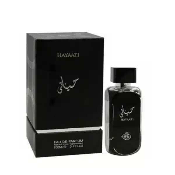 خرید ادکلن حیاتی فرگرانس (Fragrance World Hayaati) + عکس جعبه و شیشه