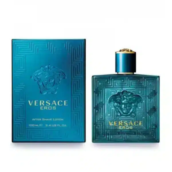 خرید ادکلن ورساچه اروس اصل (Versace Eros Pour Homme) + عکس جعبه و شیشه